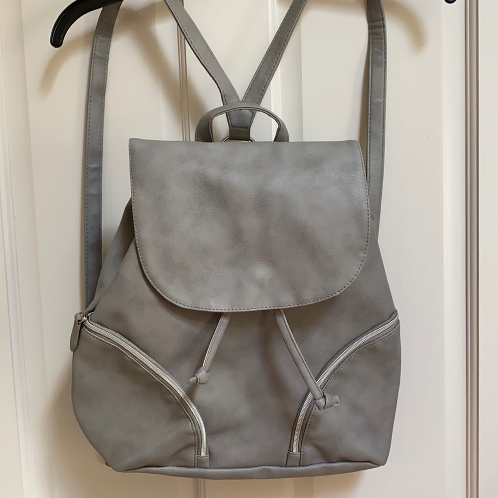 Grey backpack. Never been used